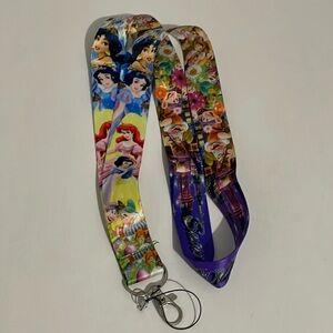 Snow White Lanyard Key Holder 19” New